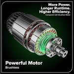 Load image into Gallery viewer, Greenworks 60V 17" Brushless Cordless Push Lawn Mower, 2-in-1 Mulching/Bagging, 4.0Ah Battery and 3A Charger(40min Runtime)