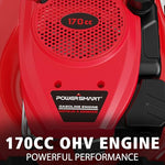 Load image into Gallery viewer, PowerSmart 21-Inch 3-in-1 Gas Self-Propelled Lawn Mower,170CC OHV Engine,Bagging/Mulching/Rear Discharging, 6 Cutting Heights, Durable Steel Deck, Rear-Wheel Drive, for Garden, Yard,