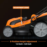 Load image into Gallery viewer, LawnMaster MEB1216K Electric Lawn Mower 16-Inch 12AMP