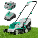 Load image into Gallery viewer, Litheli 20V 13" Cordless Lawn Mower, Electric Lawn Mowers for Garden, Yard and Farm, 5 Heights, with Brushless Motor, 4.0Ah Battery & Charger Included