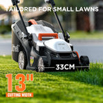 Load image into Gallery viewer, Litheli Cordless Lawn Mower 13 Inch, U20 Handy+ 20V Electric Lawn Mowers for Garden, Yard and Farm, 5 Heights Adjustment, Light Weight,4.0Ah Portable Battery Included