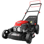 Load image into Gallery viewer, AMRISUN 21-Inch Self-Propelled Gas Lawn Mower for Large Yard, 170cc 4-Stroke Engine, 6-Position Adjustable Cutting Height, 3-in-1 Mulching, Side Discharge & Rear Bag for Garden Landscaping