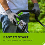 Load image into Gallery viewer, Greenworks 24V 13“ Brushless Cordless Lawn Mower with 4.0Ah Battery & Charger,Maintenance-Free Push Mower with 2-in-1 Mulch/Bag