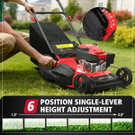 Load image into Gallery viewer, PowerSmart Gas Lawn Mower 21-Inch 144cc OHV Engine 3-in-1 Push Mower with Bagging
