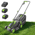 Load image into Gallery viewer, STEELITE Electric Lawn Mower, 2x20V 13 Inch Cordless Lawn Mower, 5-Position Cutting Height Adjustment, 2x4.0Ah Battery and 1 Charger Included, Ideal for Graden,Yard and Farm