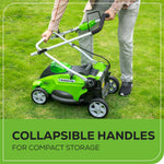 Load image into Gallery viewer, Greenworks 40V 16" Cordless Lawn Mower, Ultra-Light Push Mower with 4.0Ah Battery & Charger(75+ Tool Compatibility, 45Min Runtime)