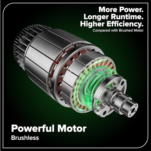 Greenworks 60V 17" Brushless Cordless Push Lawn Mower, 2-in-1 Mulching/Bagging, 4.0Ah Battery and 3A Charger(40min Runtime)