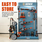 Load image into Gallery viewer, SENIX 201cc 22" 3-in-1 Gas Lawn Mower, Variable Speed Rear Wheel Self-Propelled Mower, Mulching, Bagging, Discharging, Foldable, 6 Cutting Height Adjustable, for Garden Yard