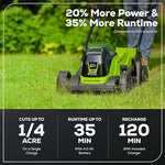 Load image into Gallery viewer, Greenworks 24V 13“ Brushless Cordless Lawn Mower with 4.0Ah Battery &amp; Charger,Maintenance-Free Push Mower with 2-in-1 Mulch/Bag