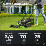 Load image into Gallery viewer, Greenworks 80V 25" Brushless Cordless ( Self-Propelled) Lawn Mower (75+ Compatible Tools), 5.0Ah Battery and Charger Included