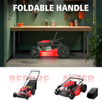 Load image into Gallery viewer, PowerSmart 21-Inch 3-in-1 Gas Self-Propelled Lawn Mower,170CC OHV Engine,Bagging/Mulching/Rear Discharging, 6 Cutting Heights, Durable Steel Deck, Rear-Wheel Drive, for Garden, Yard,