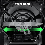 Load image into Gallery viewer, AMRISUN 21-Inch Self-Propelled Gas Lawn Mower for Large Yard, 170cc 4-Stroke Engine, 6-Position Adjustable Cutting Height, 3-in-1 Mulching, Side Discharge &amp; Rear Bag for Garden Landscaping