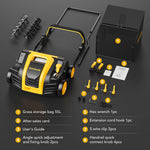 Load image into Gallery viewer, Upgraded EVEAGE 16-Inch 15 Amp Electric Dethatcher &amp; Scarifier, 5-Position Depth Adjustment, 14.5gal Collection Bag, Increases Lawn Health, EDS16S