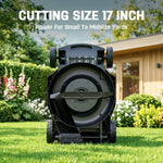 Load image into Gallery viewer, STEELITE 40V 17 Inch Electric Lawn Mower Cordless, Brushless Motor, 6-Position Height Adjustment, 2-in-1 Bagging &amp; Mulching, Includes 2 x 4.0Ah Batteries and Dual Battery Chargers