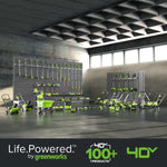 Load image into Gallery viewer, Greenworks 40V 17" Cordless Lawn Mower – Brushless Motor, 4.0Ah Battery &amp; Charger (75+ Compatible Tools), 2-in-1 Mulch/Bag