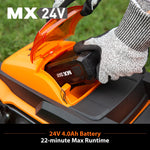 Load image into Gallery viewer, LawnMaster 20VMWGT 24V Max 13-inch Lawn Mower and Grass Trimmer 10-inch Combo with 2x4.0Ah Batteries and Charger