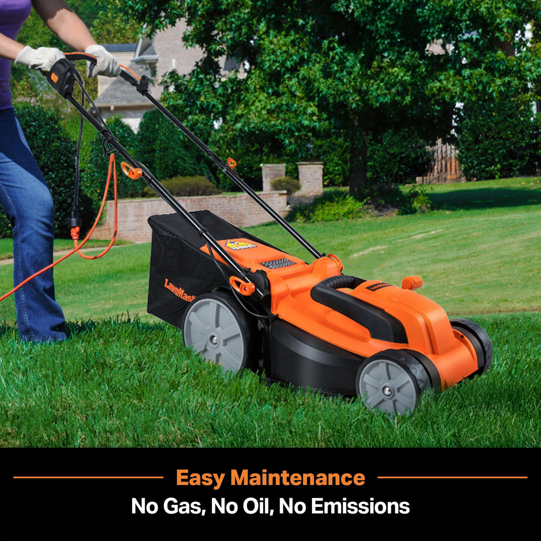 LawnMaster MEB1216K Electric Lawn Mower 16-Inch 12AMP
