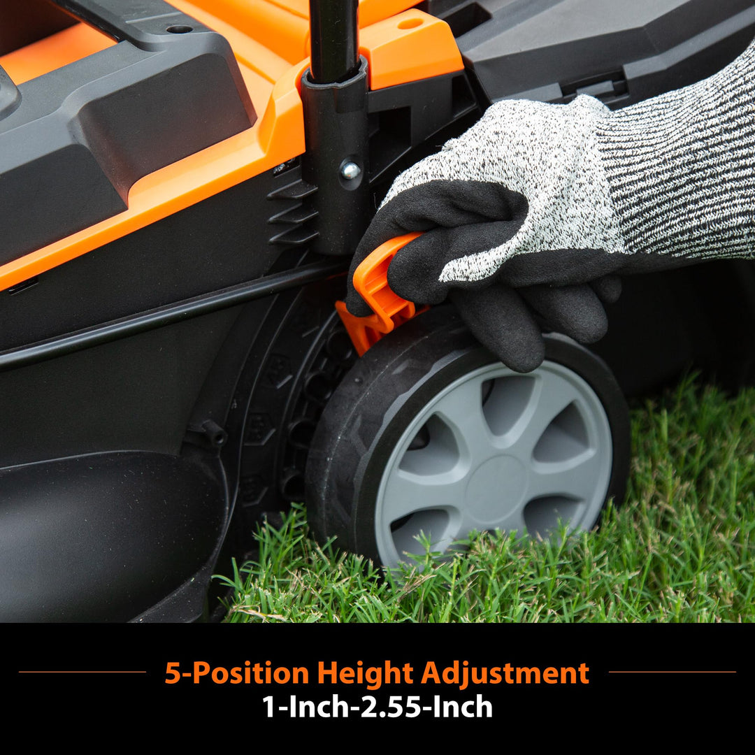 LawnMaster 20VMWGT 24V Max 13-inch Lawn Mower and Grass Trimmer 10-inch Combo with 2x4.0Ah Batteries and Charger