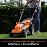 Load image into Gallery viewer, LawnMaster MEB1114K Electric Corded Lawn Mower 15-Inch 11AMP