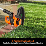 Load image into Gallery viewer, LawnMaster 20VMWGT 24V Max 13-inch Lawn Mower and Grass Trimmer 10-inch Combo with 2x4.0Ah Batteries and Charger